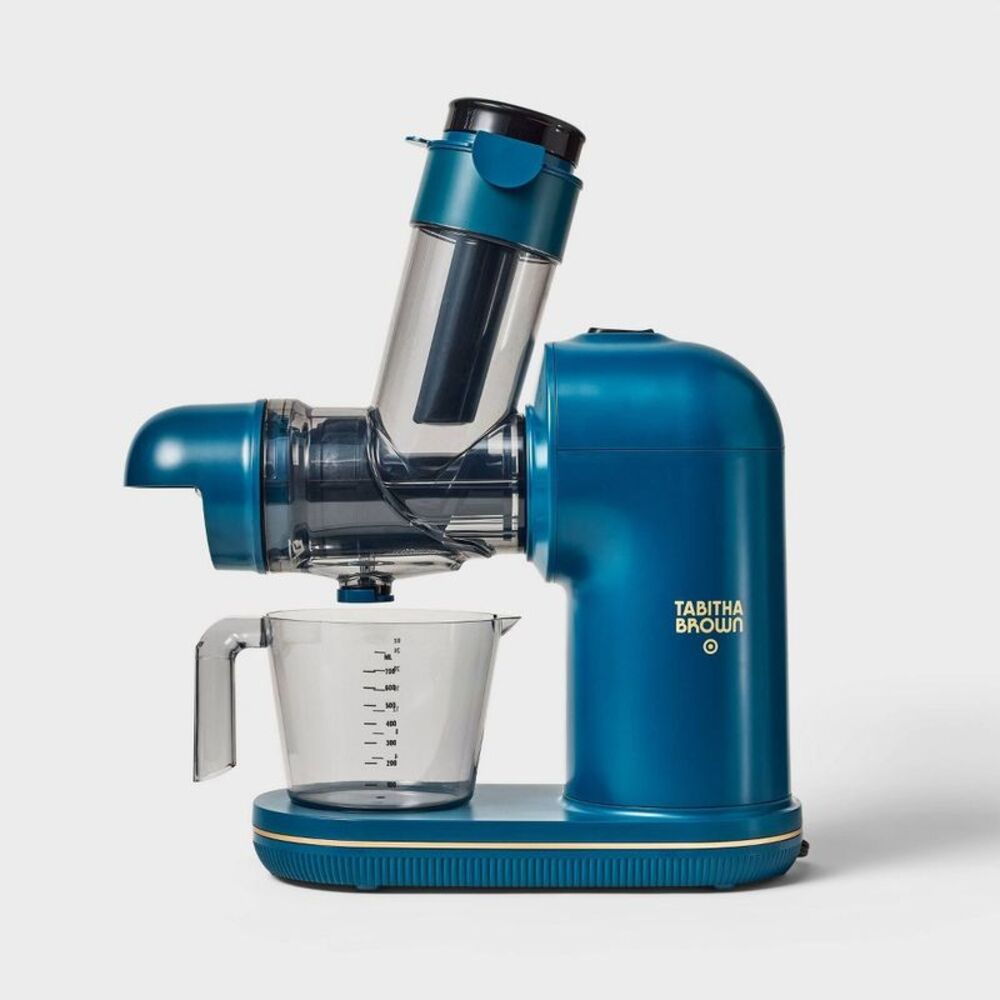 Tabitha Brown - Electric Masticating Juicer Dark Teal Blue - Tabit Blue